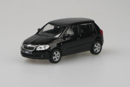 Škoda Fabia II (2006) Černá Magic Metalíza